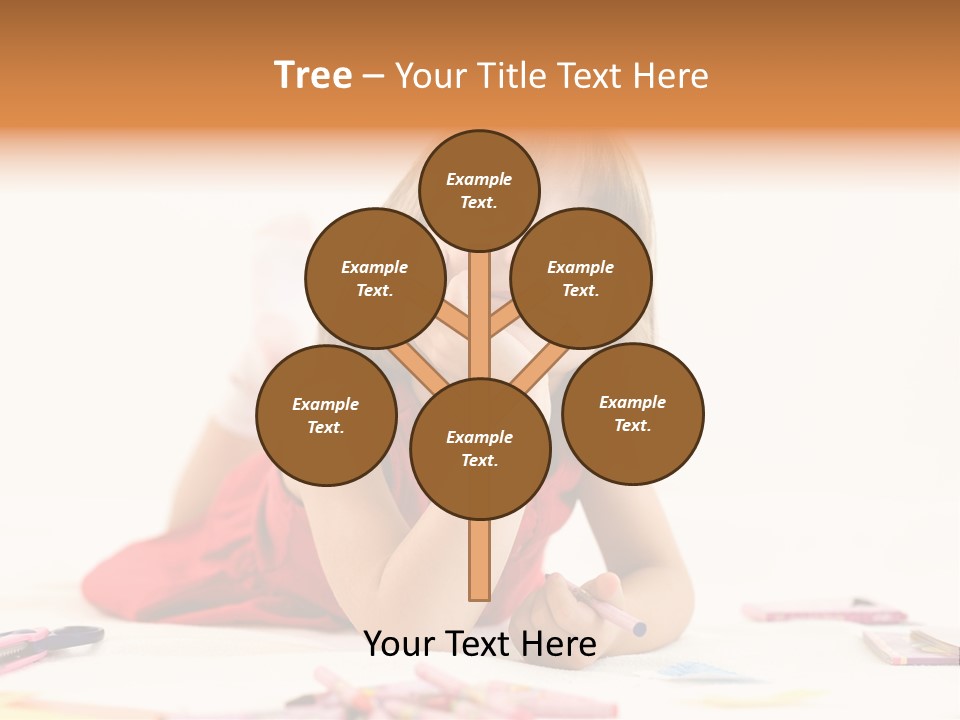 Crayon Preschooler Concept PowerPoint Template