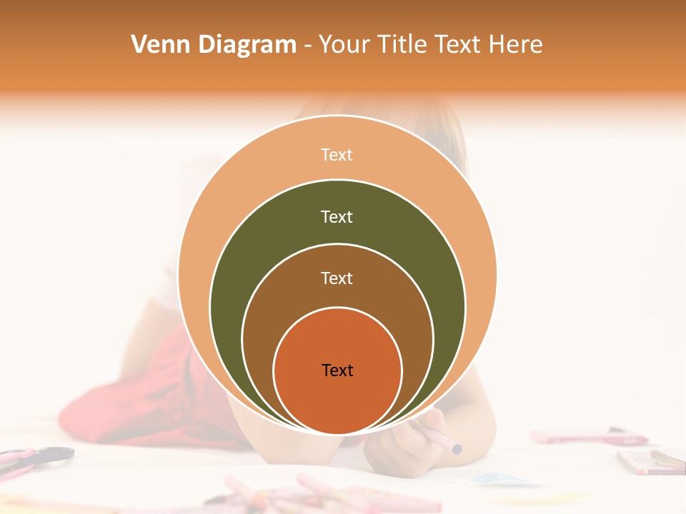 Crayon Preschooler Concept PowerPoint Template