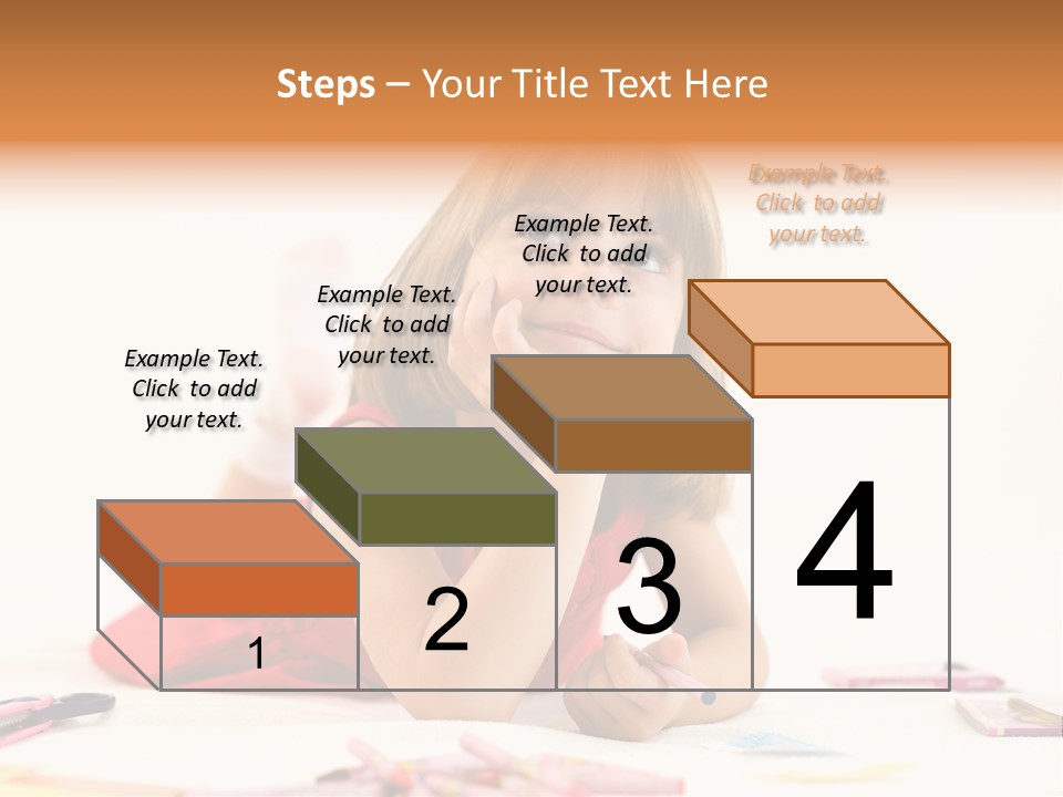 Crayon Preschooler Concept PowerPoint Template