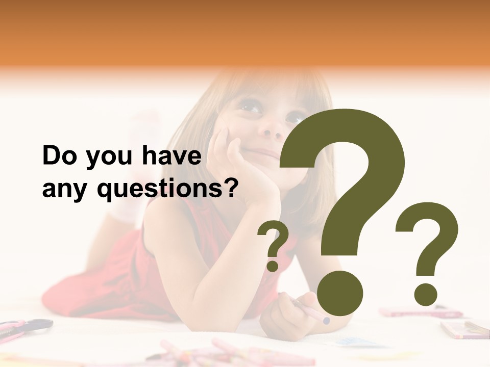 Crayon Preschooler Concept PowerPoint Template