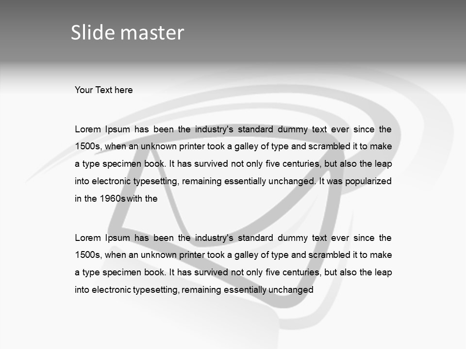 Newsletter Information Mms PowerPoint Template