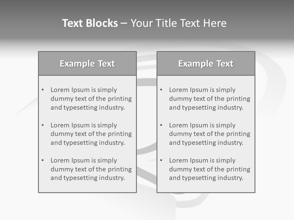 Newsletter Information Mms PowerPoint Template