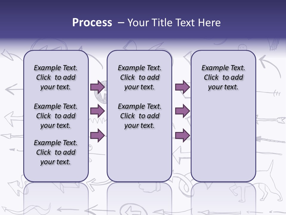 A Bunch Of Hand Drawn Arrows On A White Background PowerPoint Template