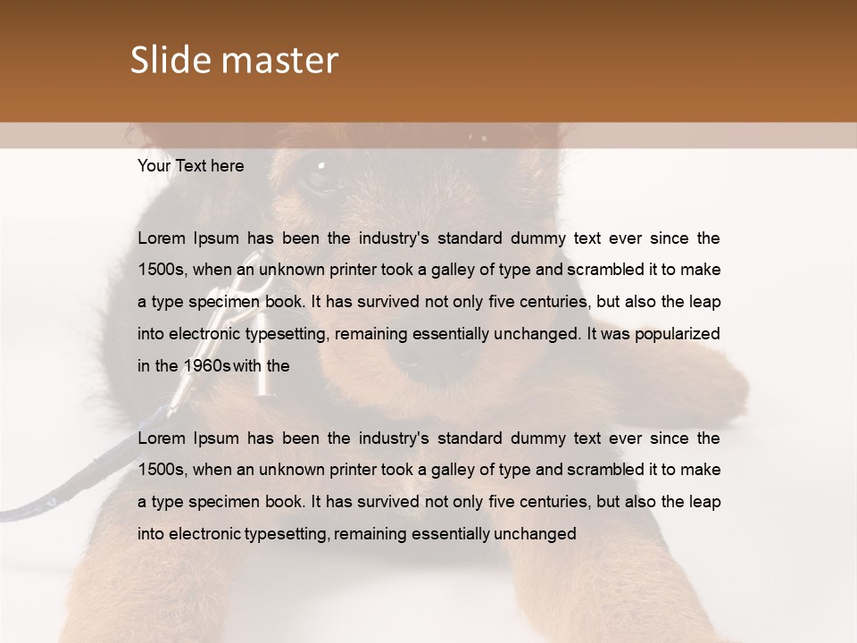 Sweet Adorable Eyes PowerPoint Template