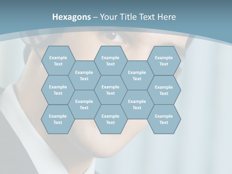 Face Headset Success PowerPoint Template