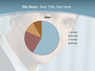 Face Headset Success PowerPoint Template