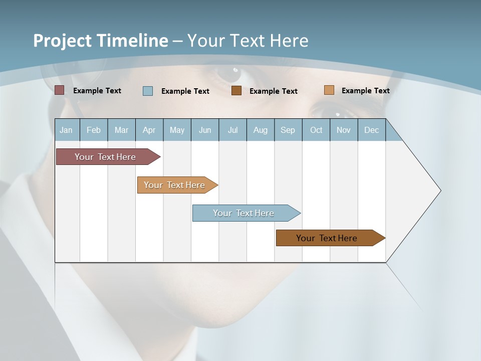 Face Headset Success PowerPoint Template
