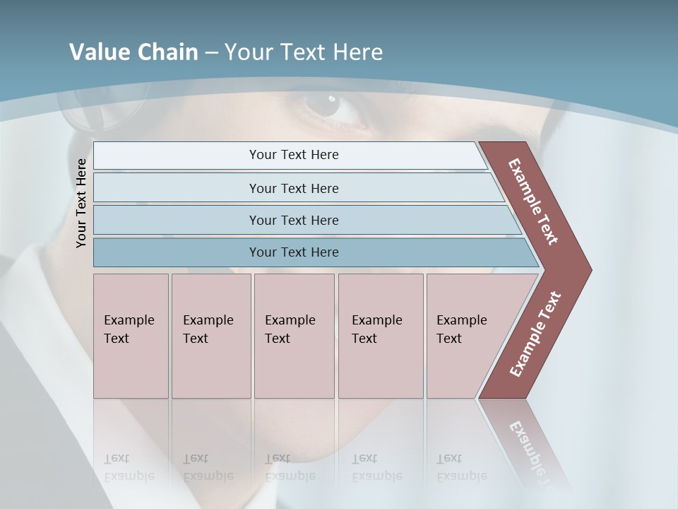 Face Headset Success PowerPoint Template