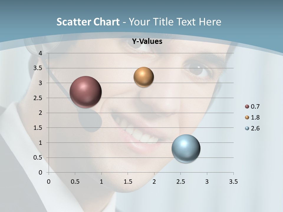 Face Headset Success PowerPoint Template