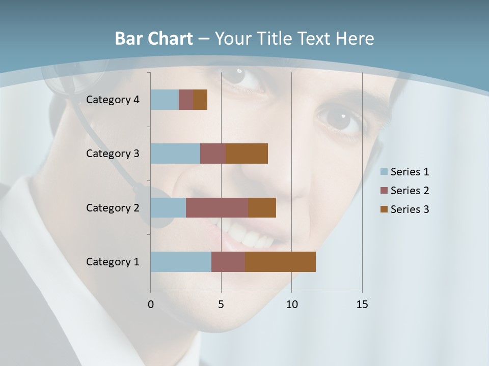Face Headset Success PowerPoint Template
