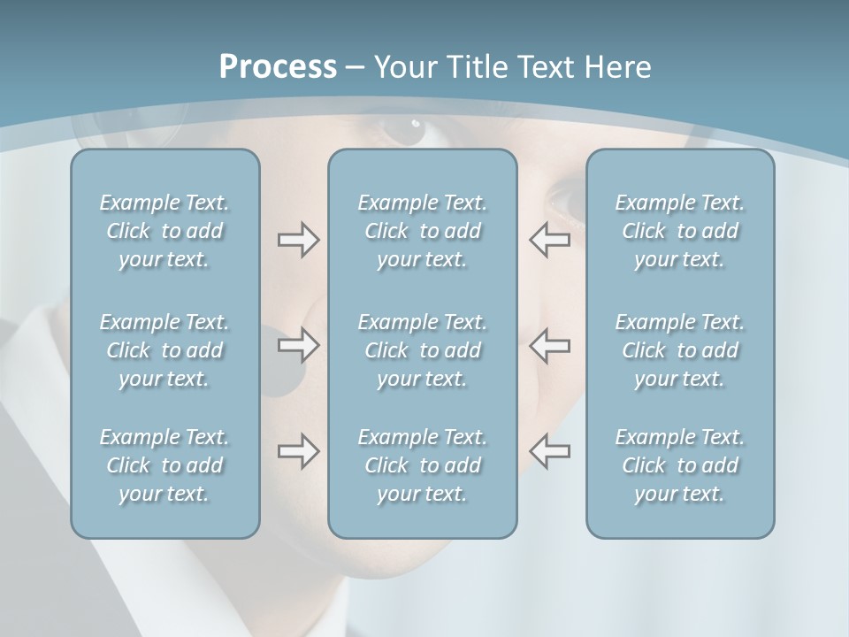 Face Headset Success PowerPoint Template