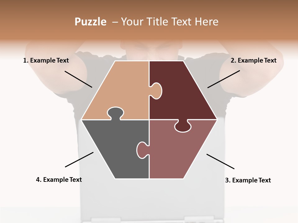 Vegetarian Shelled Rice PowerPoint Template