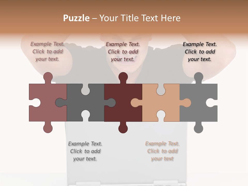 Vegetarian Shelled Rice PowerPoint Template