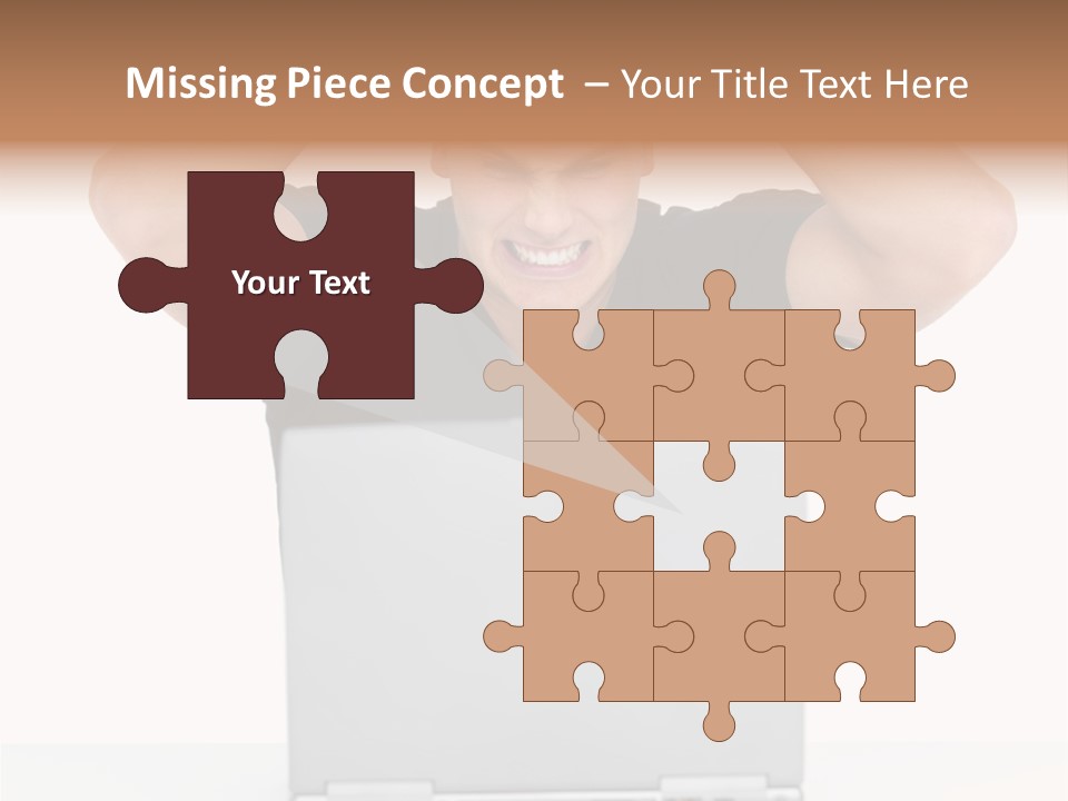 Vegetarian Shelled Rice PowerPoint Template