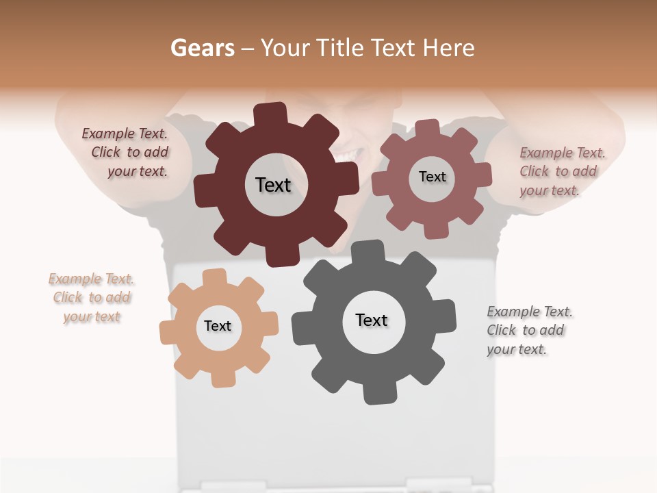 Vegetarian Shelled Rice PowerPoint Template