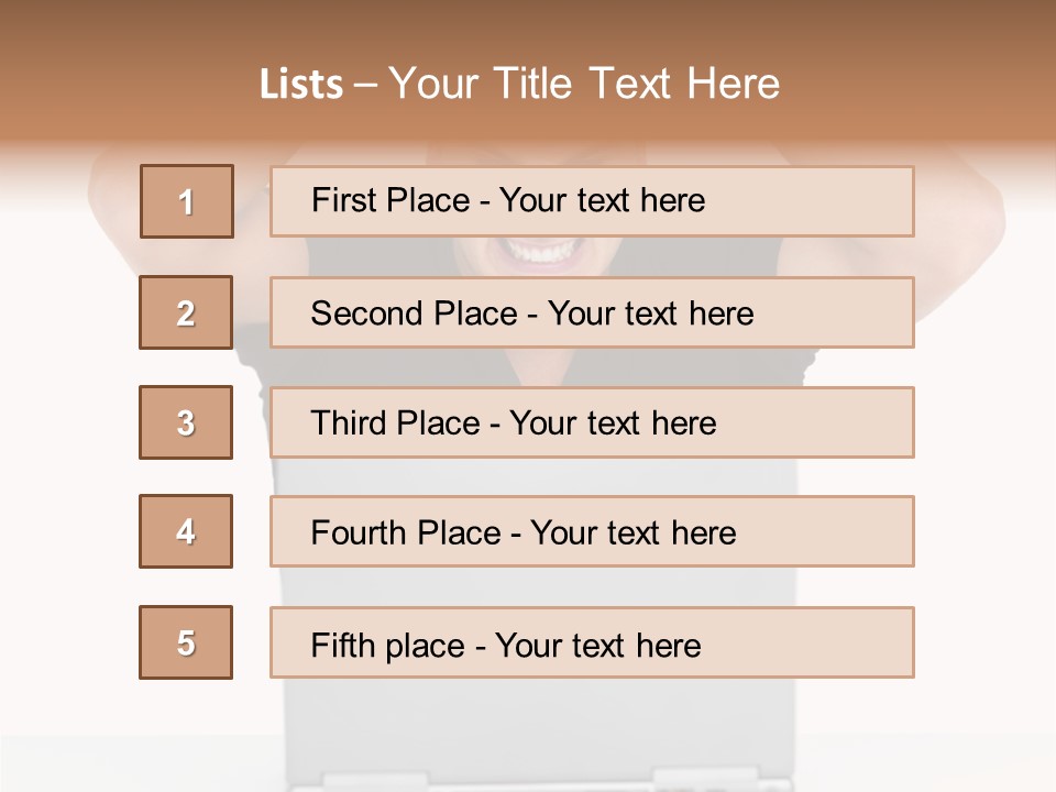 Vegetarian Shelled Rice PowerPoint Template