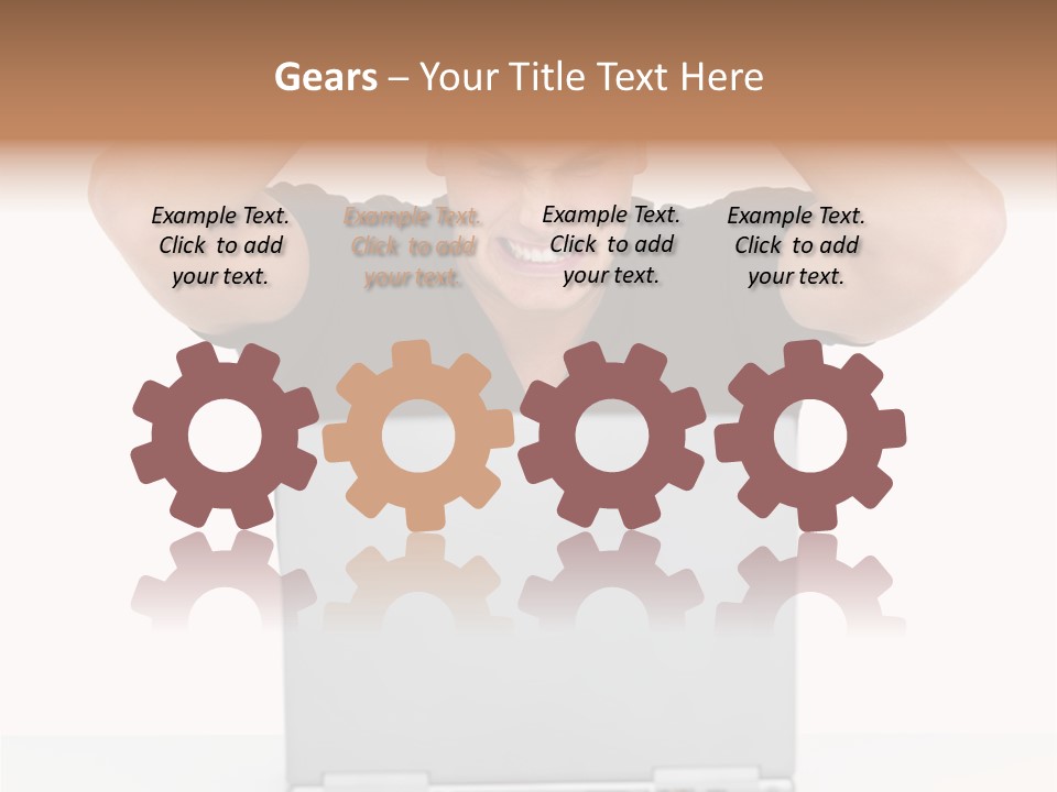 Vegetarian Shelled Rice PowerPoint Template