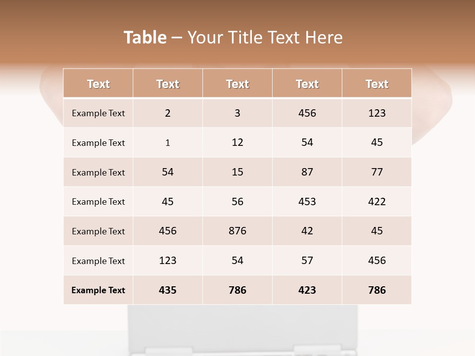 Vegetarian Shelled Rice PowerPoint Template