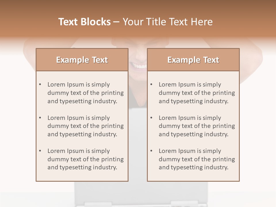 Vegetarian Shelled Rice PowerPoint Template