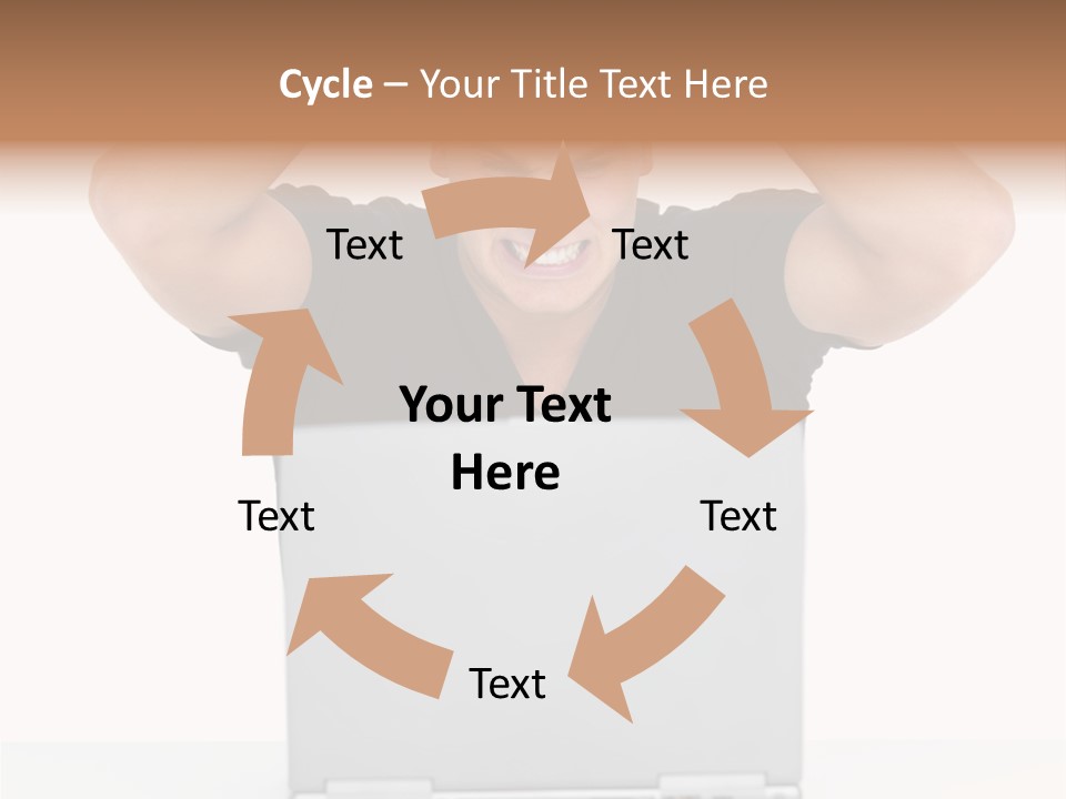 Vegetarian Shelled Rice PowerPoint Template
