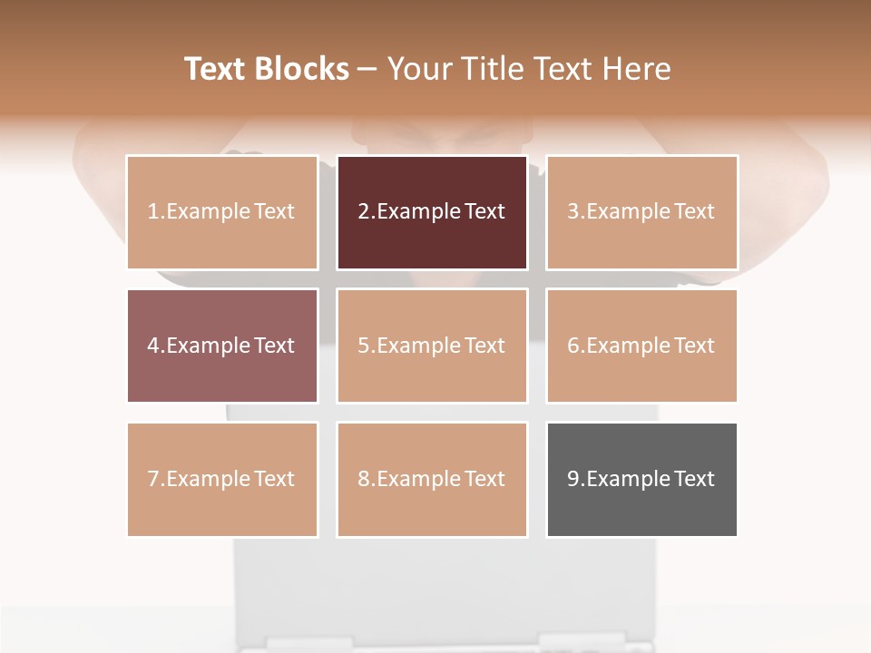 Vegetarian Shelled Rice PowerPoint Template