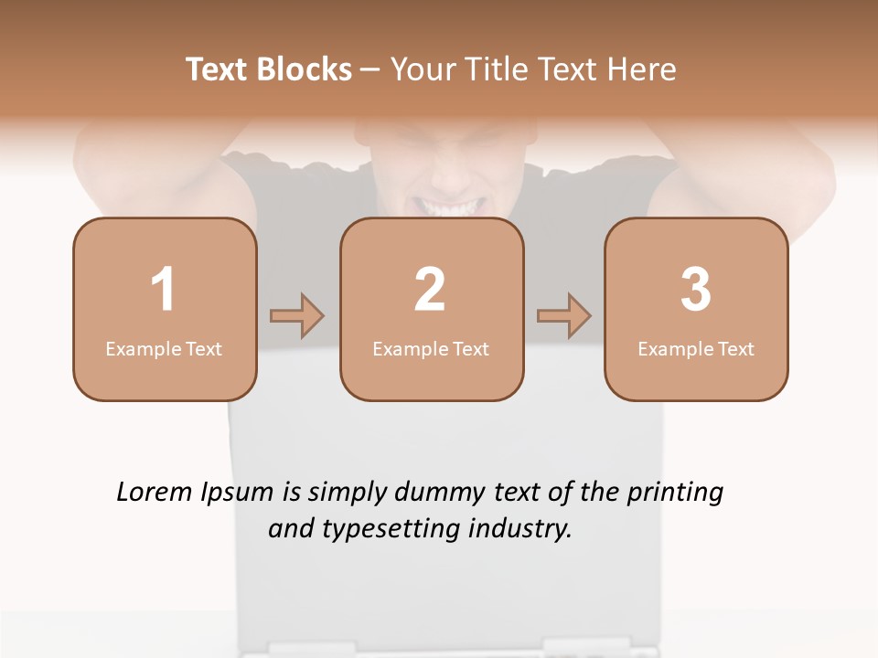 Vegetarian Shelled Rice PowerPoint Template