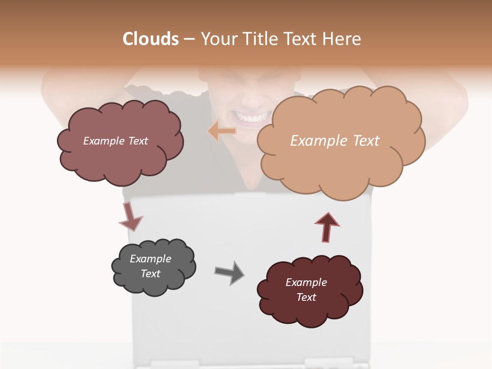 Vegetarian Shelled Rice PowerPoint Template