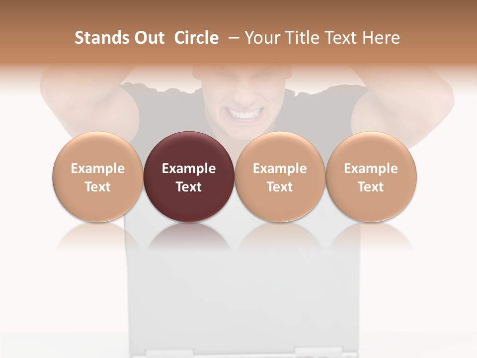 Vegetarian Shelled Rice PowerPoint Template