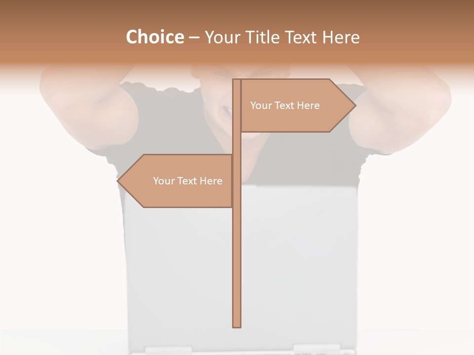 Vegetarian Shelled Rice PowerPoint Template