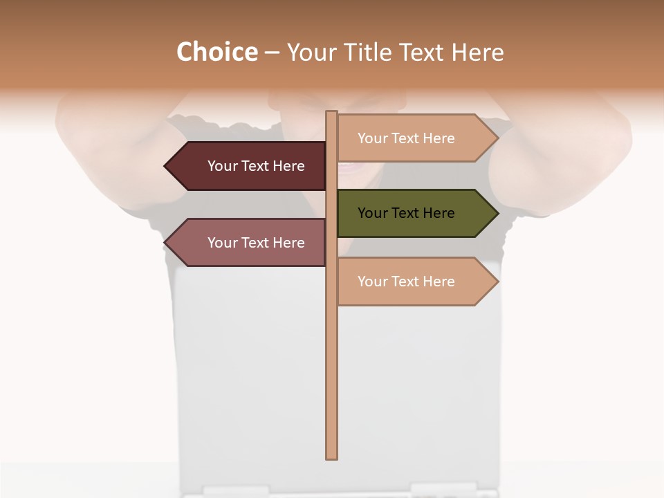 Vegetarian Shelled Rice PowerPoint Template