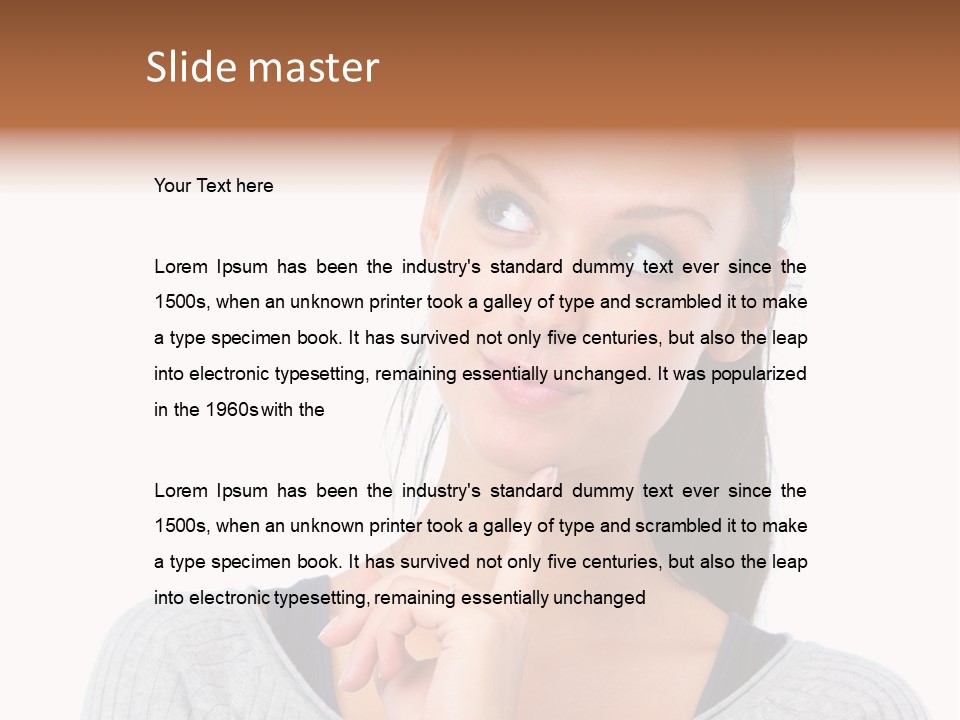 Blurry Club Texture PowerPoint Template