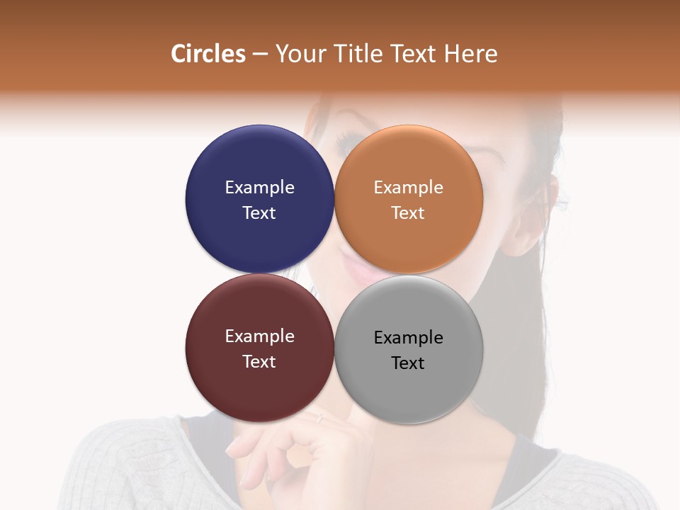 Blurry Club Texture PowerPoint Template