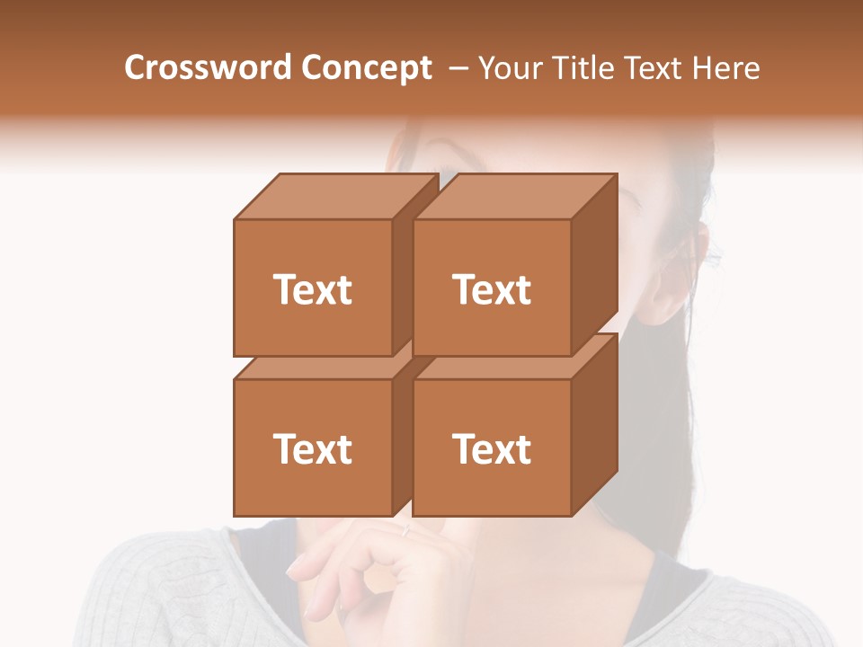Blurry Club Texture PowerPoint Template