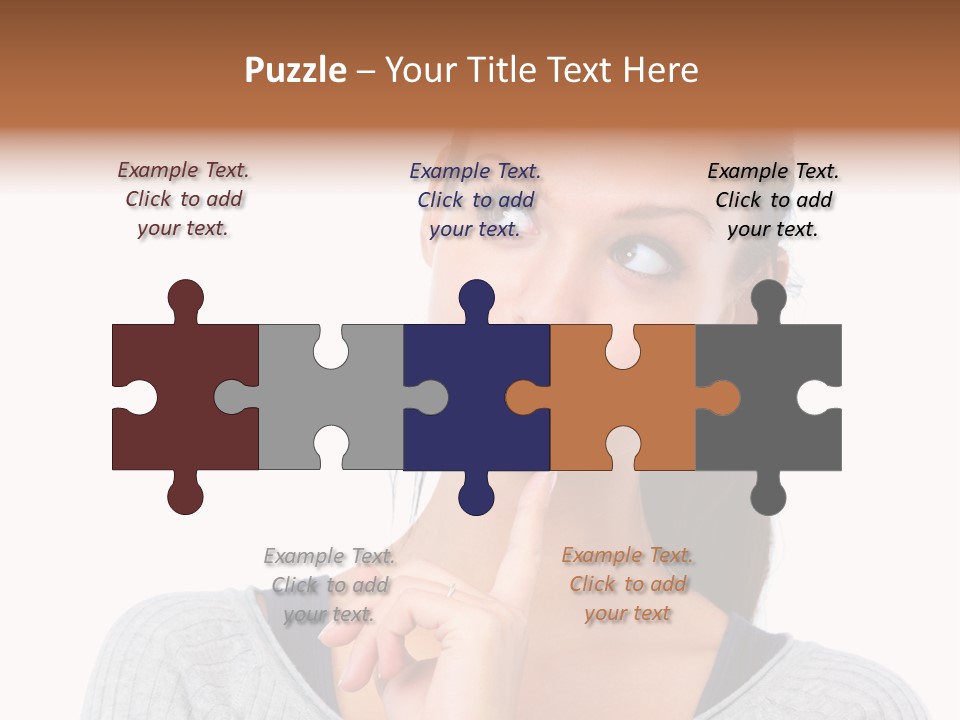 Blurry Club Texture PowerPoint Template