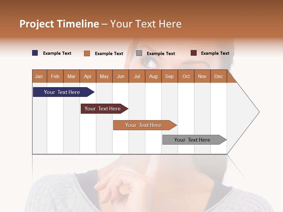 Blurry Club Texture PowerPoint Template