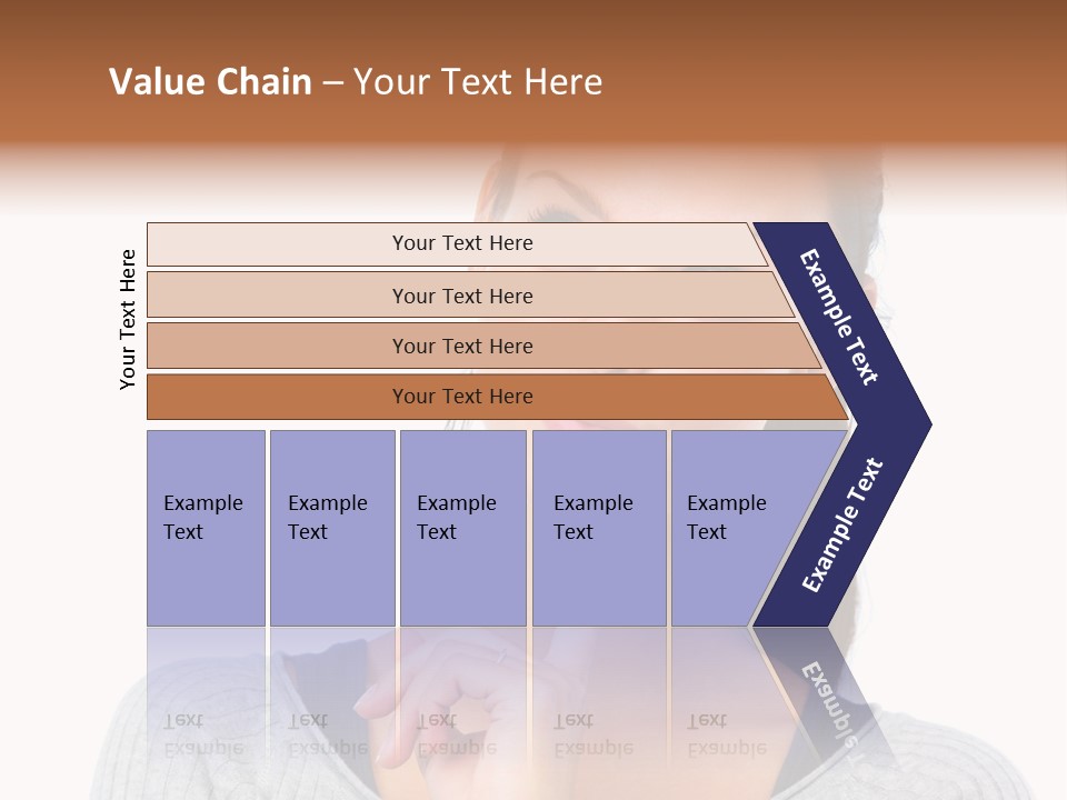 Blurry Club Texture PowerPoint Template