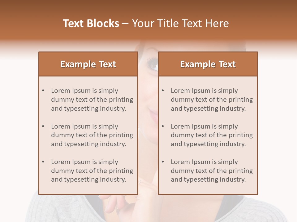 Blurry Club Texture PowerPoint Template