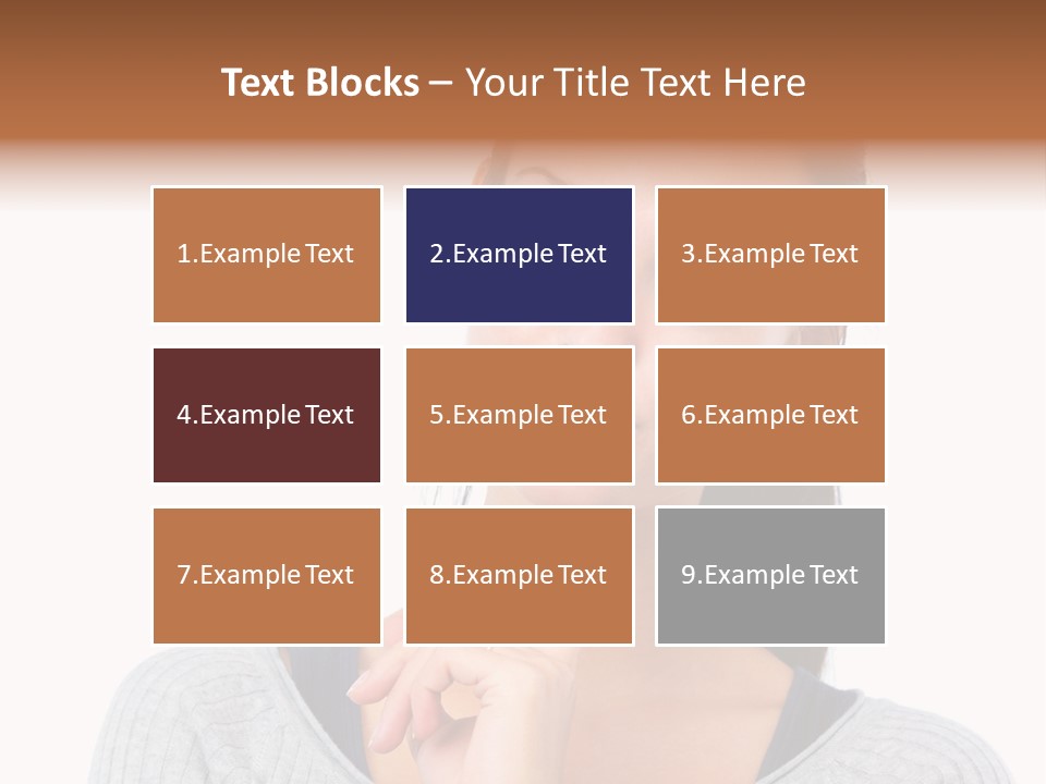 Blurry Club Texture PowerPoint Template