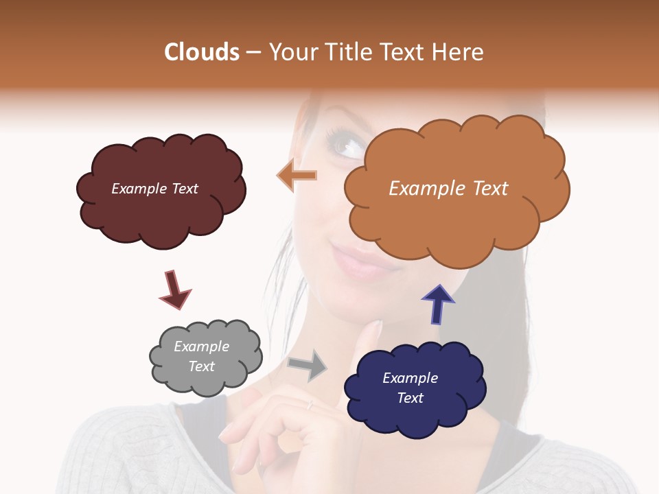 Blurry Club Texture PowerPoint Template