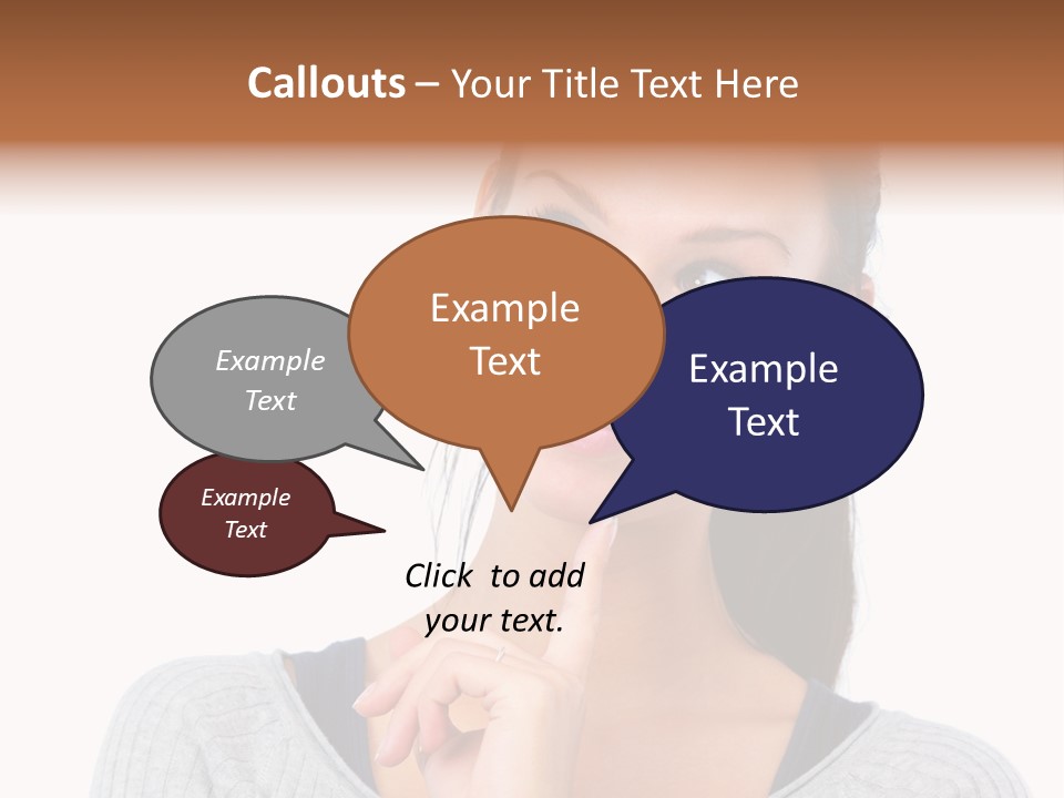 Blurry Club Texture PowerPoint Template