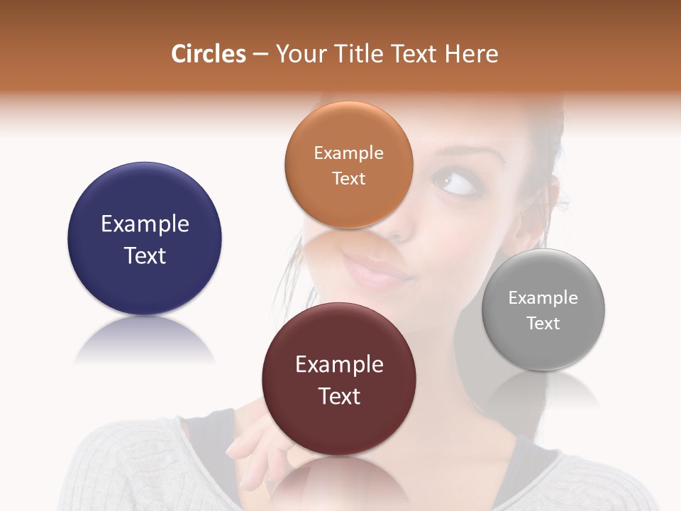 Blurry Club Texture PowerPoint Template