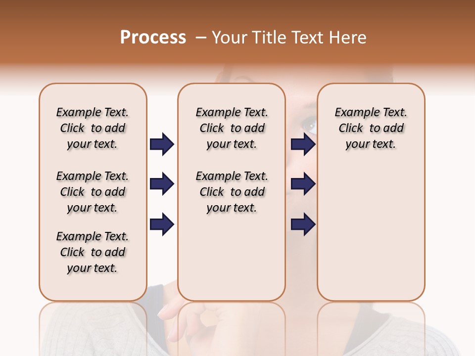 Blurry Club Texture PowerPoint Template