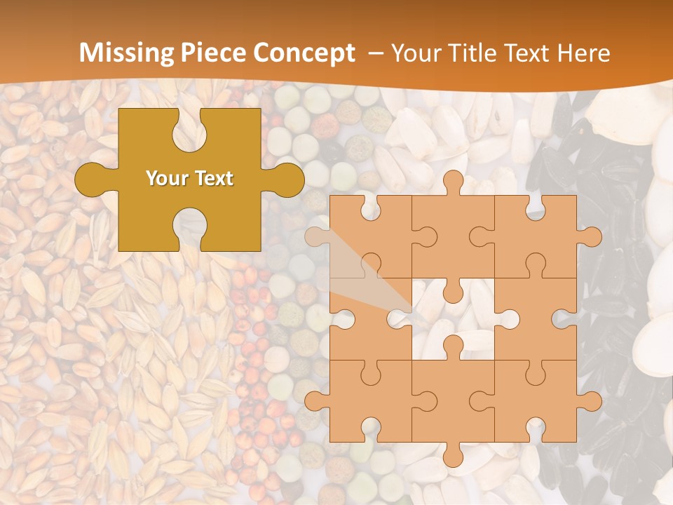 Stalk Slice Straw PowerPoint Template