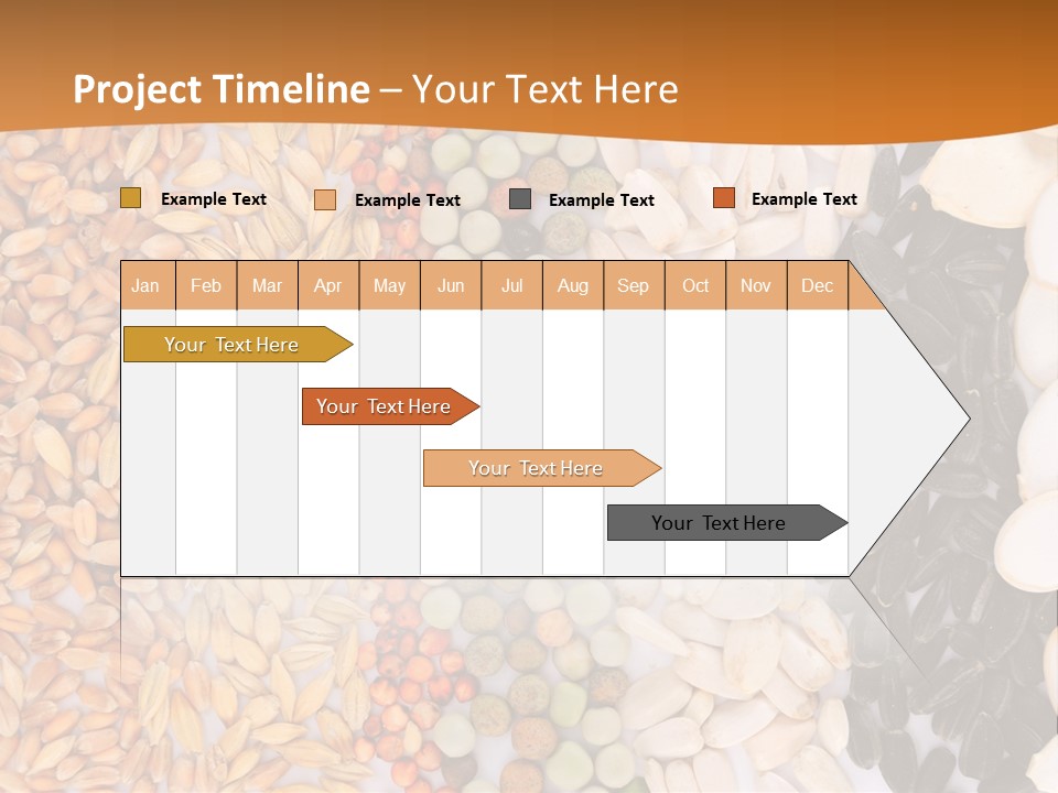 Stalk Slice Straw PowerPoint Template