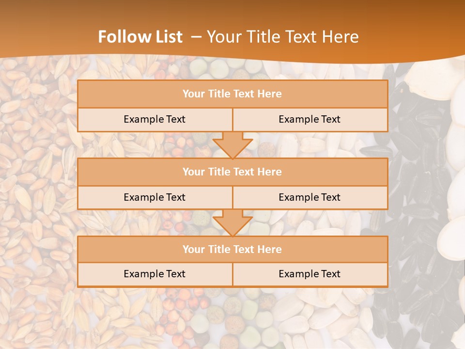 Stalk Slice Straw PowerPoint Template