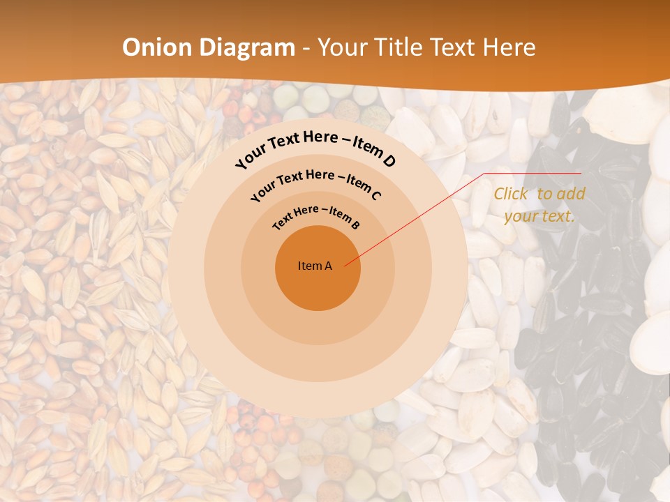 Stalk Slice Straw PowerPoint Template