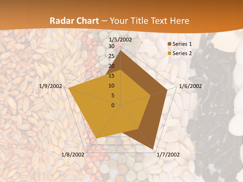 Stalk Slice Straw PowerPoint Template