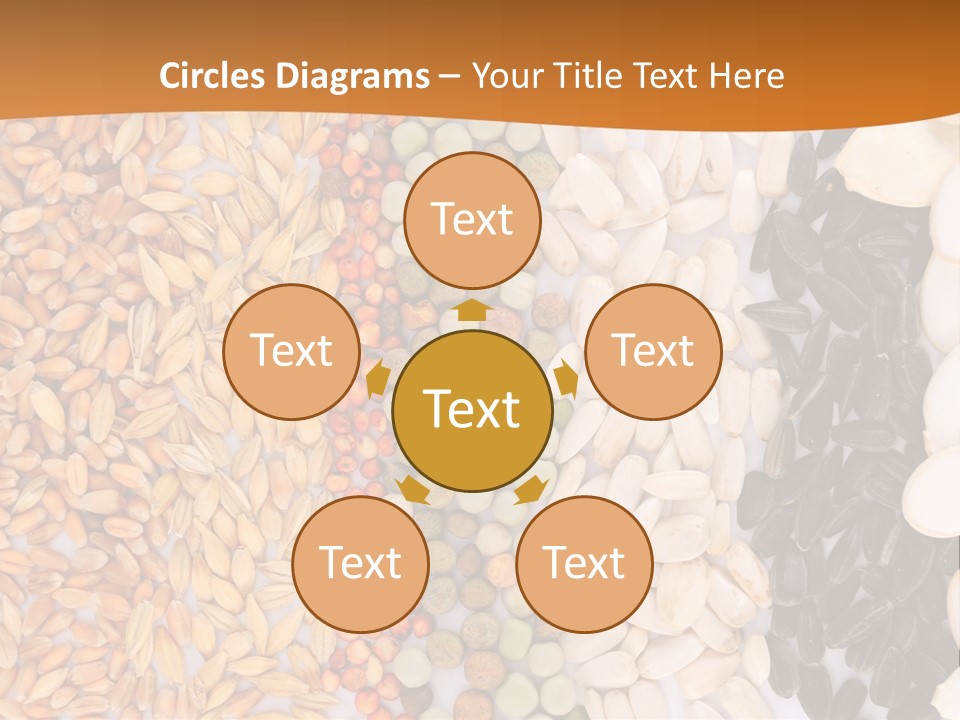Stalk Slice Straw PowerPoint Template