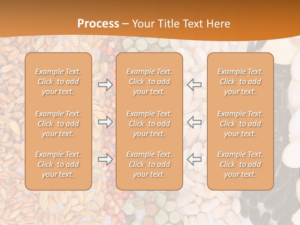 Stalk Slice Straw PowerPoint Template