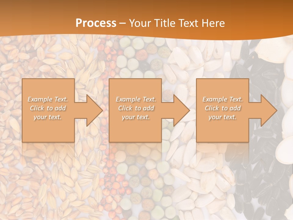 Stalk Slice Straw PowerPoint Template